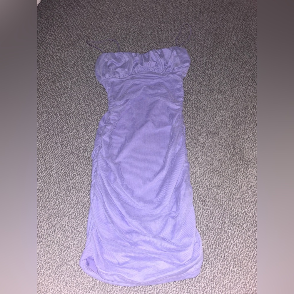 Princess Polly Purple Mini Scrunch Dress Women’s 4